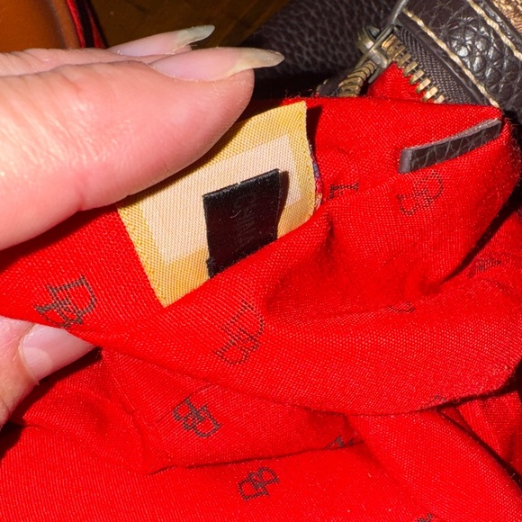 Dooney & Bourke Signature Brown and Tan Satchel - Picture 12 of 16